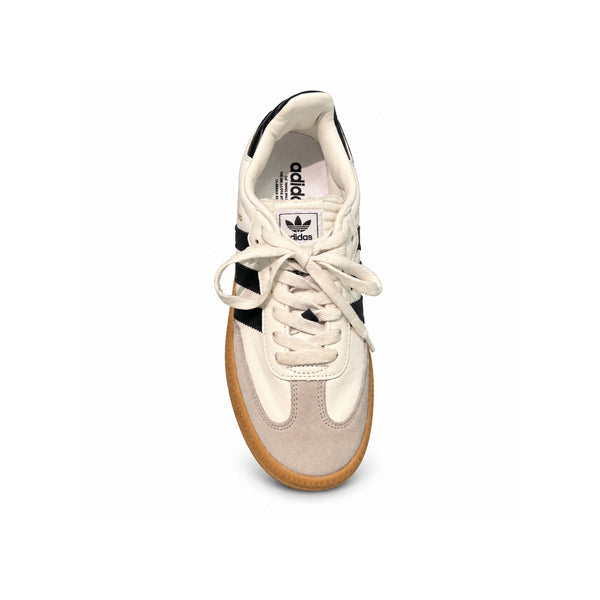 Adidas Samba White & Black Gum Sole Sneakers - alternate