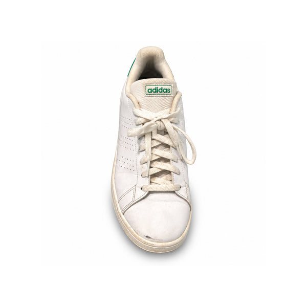 Adidas White & Green Low-Top Sneakers - alternate